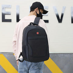 Large Capacity Preppy Backpack Oxford Durable Lightweight School Backpack