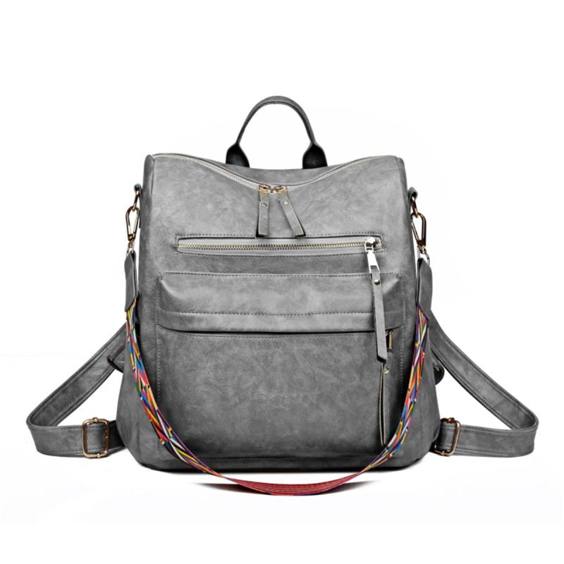 Women's Convertible Backpack Purse in PU Leather Daypack