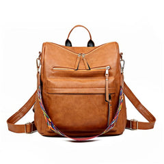 Women's Convertible Backpack Purse in PU Leather Daypack