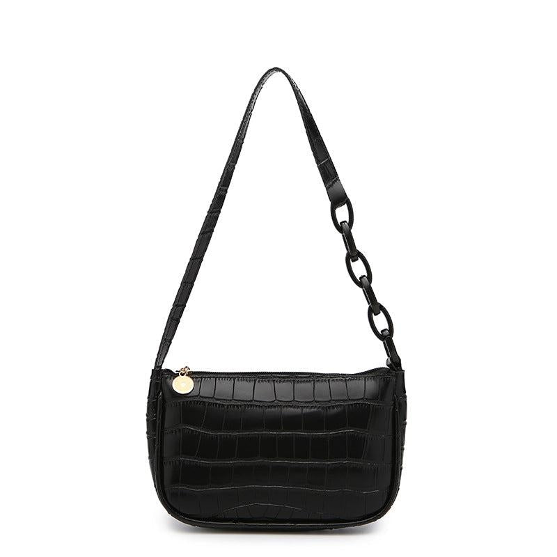 Crocodile Pattern Armpit Bag Women's Sling Bag Single Shoulder Bag