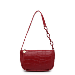 Crocodile Pattern Armpit Bag Women's Sling Bag Single Shoulder Bag
