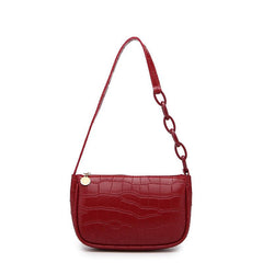 Crocodile Pattern Armpit Bag Women's Sling Bag Single Shoulder Bag