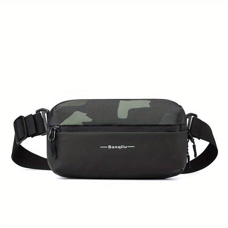 Men's Casual Chest Bag Single Shoulder Bag Messenger Bag for Outdoor Sports