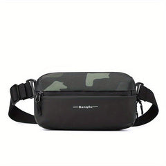 Men's Casual Chest Bag Single Shoulder Bag Messenger Bag for Outdoor Sports