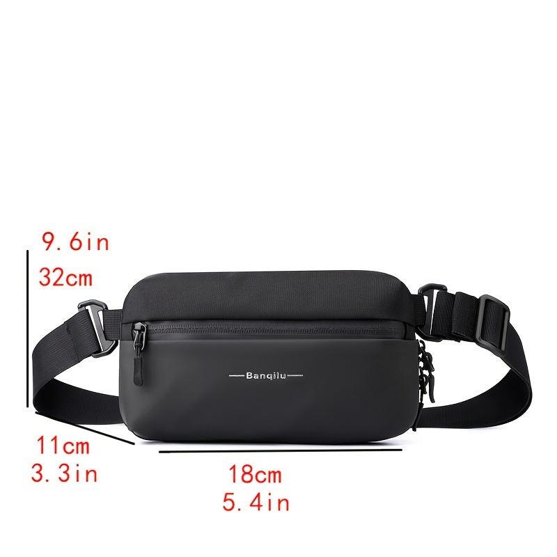 Men's Casual Chest Bag Single Shoulder Bag Messenger Bag for Outdoor Sports