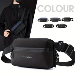 Men's Casual Chest Bag Single Shoulder Bag Messenger Bag for Outdoor Sports