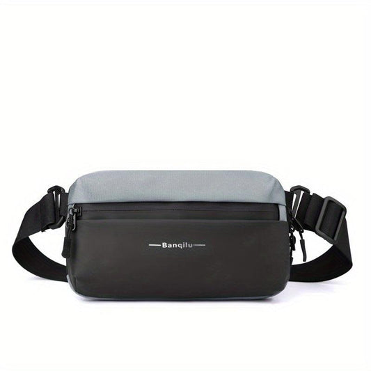 Men's Casual Chest Bag Single Shoulder Bag Messenger Bag for Outdoor Sports