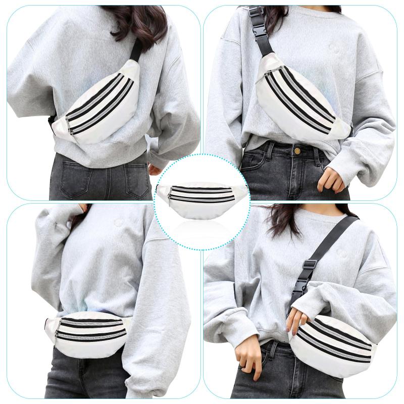 Holographic Outdoor Waist Bag Waterproof Sport Waist Bag