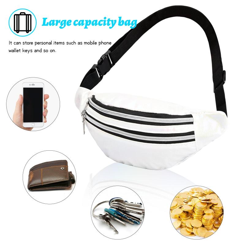 Holographic Outdoor Waist Bag Waterproof Sport Waist Bag
