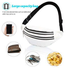 Holographic Outdoor Waist Bag Waterproof Sport Waist Bag