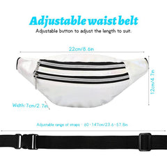 Holographic Outdoor Waist Bag Waterproof Sport Waist Bag