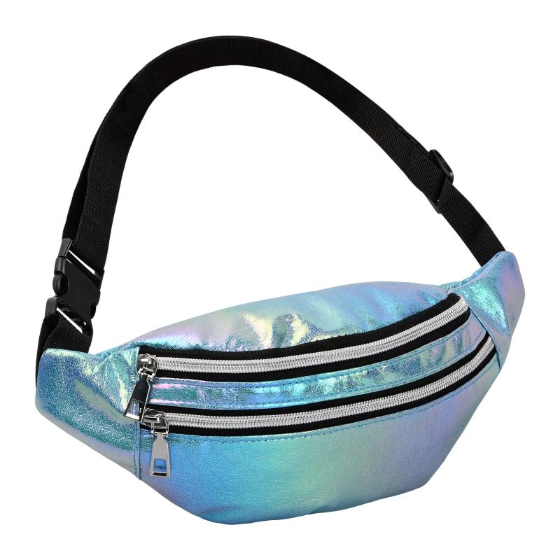 Holographic Outdoor Waist Bag Waterproof Sport Waist Bag