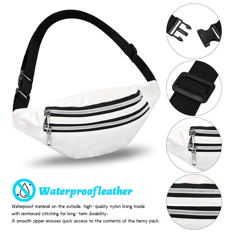 Holographic Outdoor Waist Bag Waterproof Sport Waist Bag