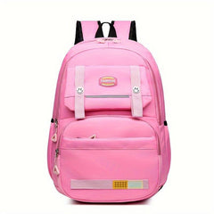 Large Capacity Nylon Backpack Lightweight School Travel Commuter Bag