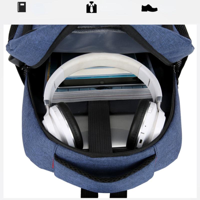 Lightweight Laptop Backpack Casual Nylon School Bag Functional Travel Daypack