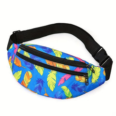Sports Running Waist Bag Nylon Wear-resistant Crossbody Chest Bag