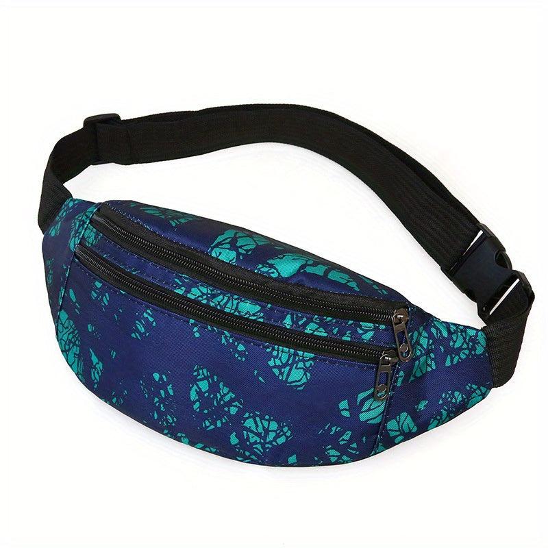 Sports Running Waist Bag Nylon Wear-resistant Crossbody Chest Bag