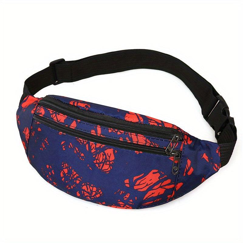 Sports Running Waist Bag Nylon Wear-resistant Crossbody Chest Bag