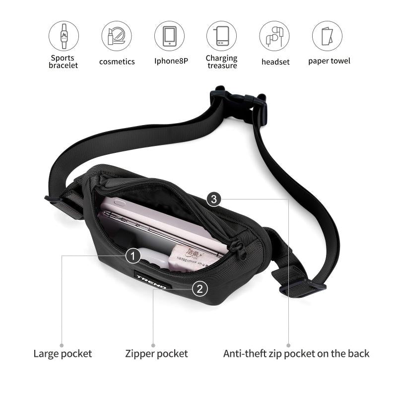 Waterproof Fanny Pack Waist Pack for Travel Sports Running