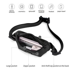 Waterproof Fanny Pack Waist Pack for Travel Sports Running