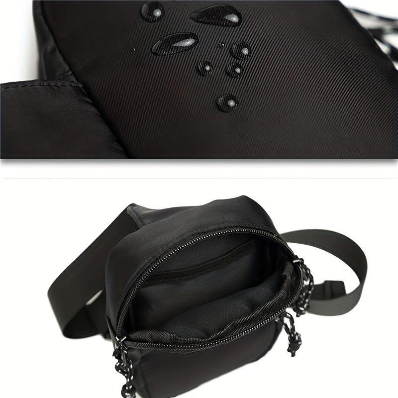 Men's Multifunctional Chest Bag Casual Oxford Cloth Shoulder Sling Bag