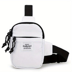 Men's Multifunctional Chest Bag Casual Oxford Cloth Shoulder Sling Bag