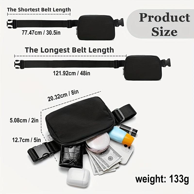 Adjustable Waist Bag for Workout Travel Hiking