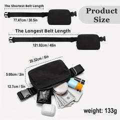 Adjustable Waist Bag for Workout Travel Hiking