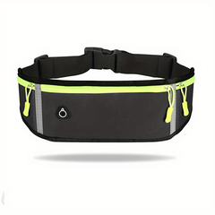 Waterproof Gym Waist Bag with Reflective Belt