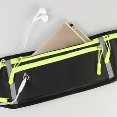 Waterproof Gym Waist Bag with Reflective Belt