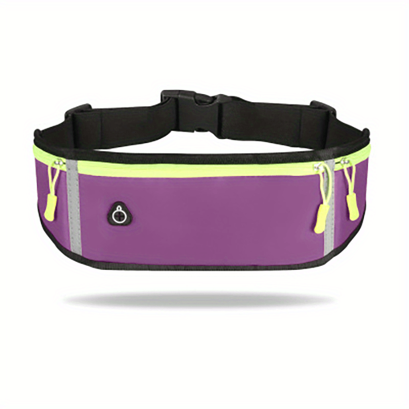 Waterproof Gym Waist Bag with Reflective Belt