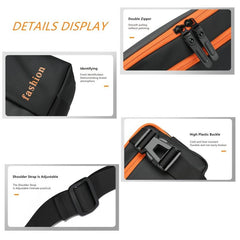 Men's Waterproof Casual Chest Bag Crossbody Shoulder Bag