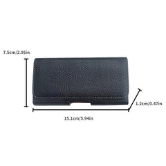 Men's Mobile Phone Waist Bag Wear Belt Horizontal Hanging Waist Bag