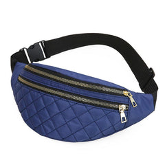 Argyle Waist Bag Women's Fanny Bag Outdoor Sports Chest Bag
