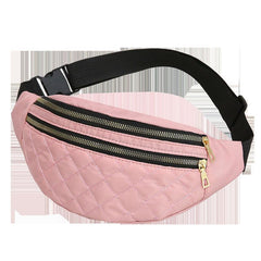 Argyle Waist Bag Women's Fanny Bag Outdoor Sports Chest Bag