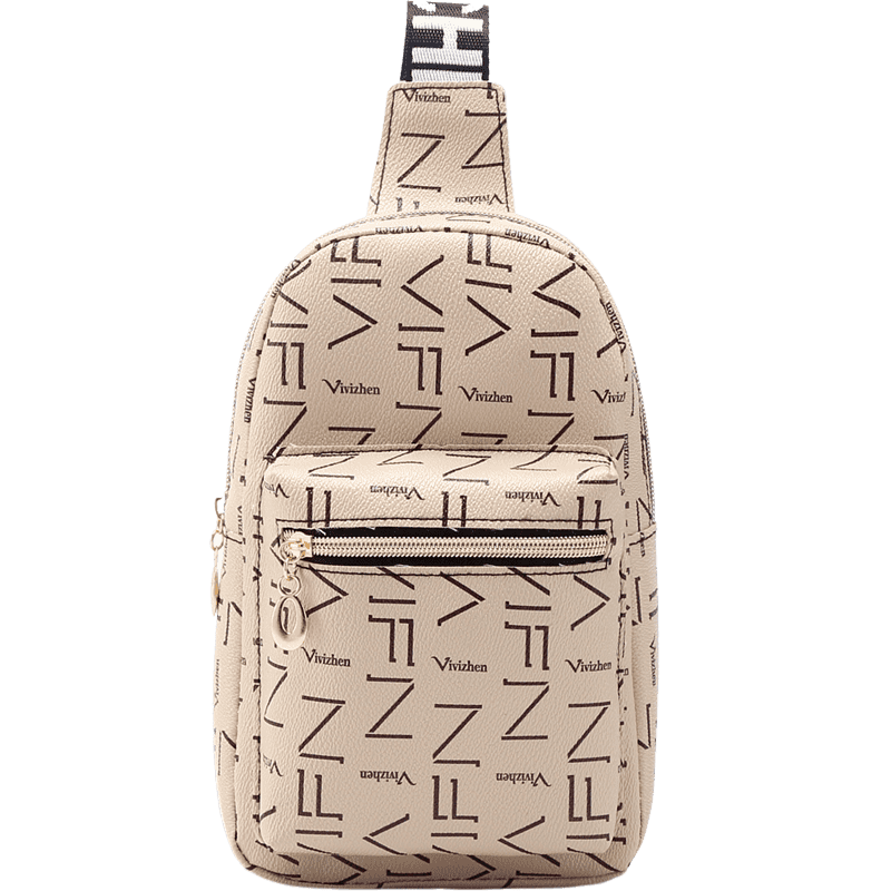 Embroidery Thread Diagonal Shoulder Bag