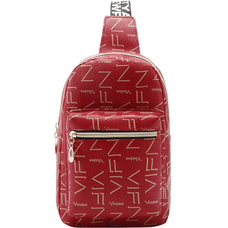 Embroidery Thread Diagonal Shoulder Bag