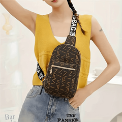 Embroidery Thread Diagonal Shoulder Bag