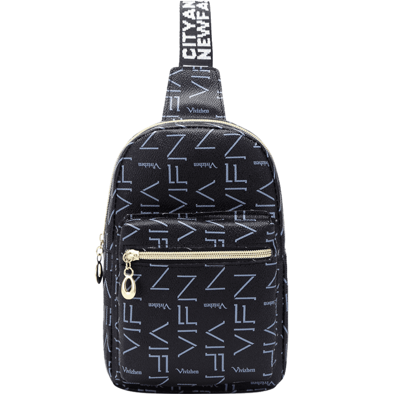 Embroidery Thread Diagonal Shoulder Bag
