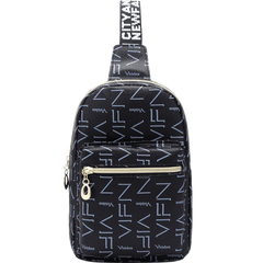 Embroidery Thread Diagonal Shoulder Bag
