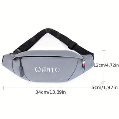 Versatile Waist Bag Fanny Bag for Outdoors Traveling Running Hiking Cycling