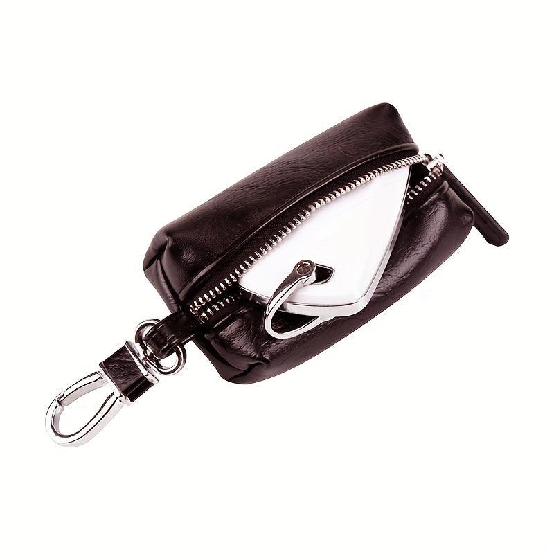 Men's Business PU Leather Car Key Bag Coin Purse Small Bag