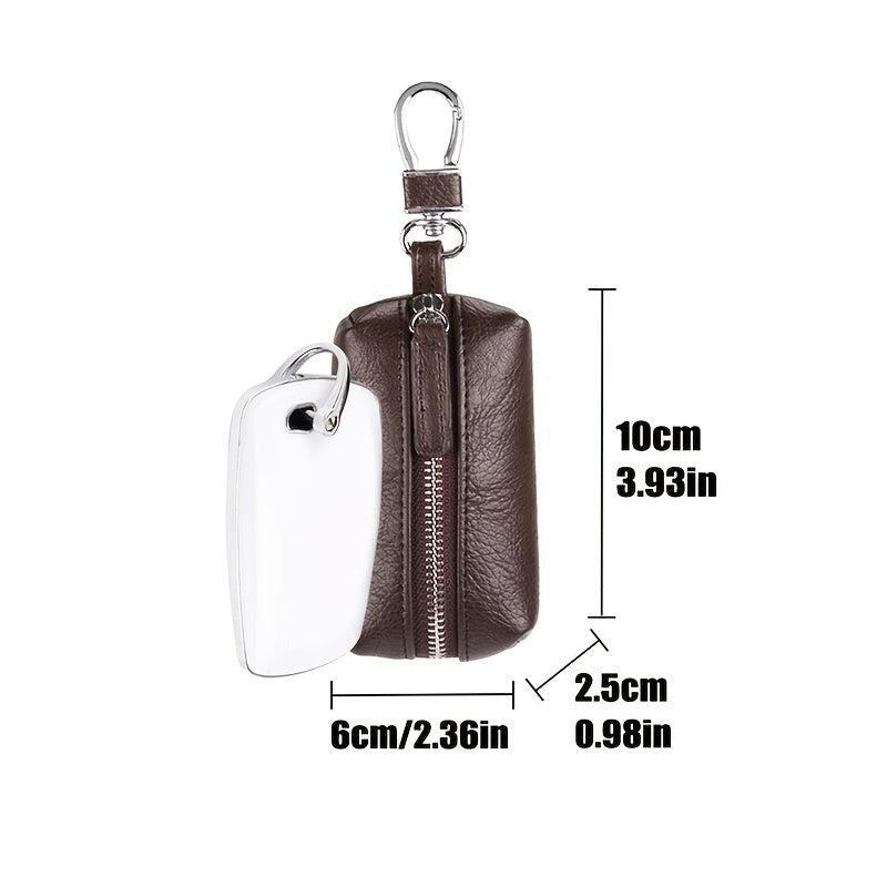 Men's Business PU Leather Car Key Bag Coin Purse Small Bag