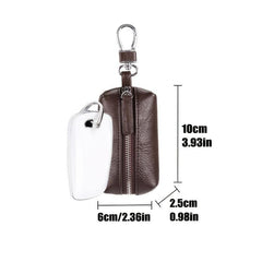 Men's Business PU Leather Car Key Bag Coin Purse Small Bag
