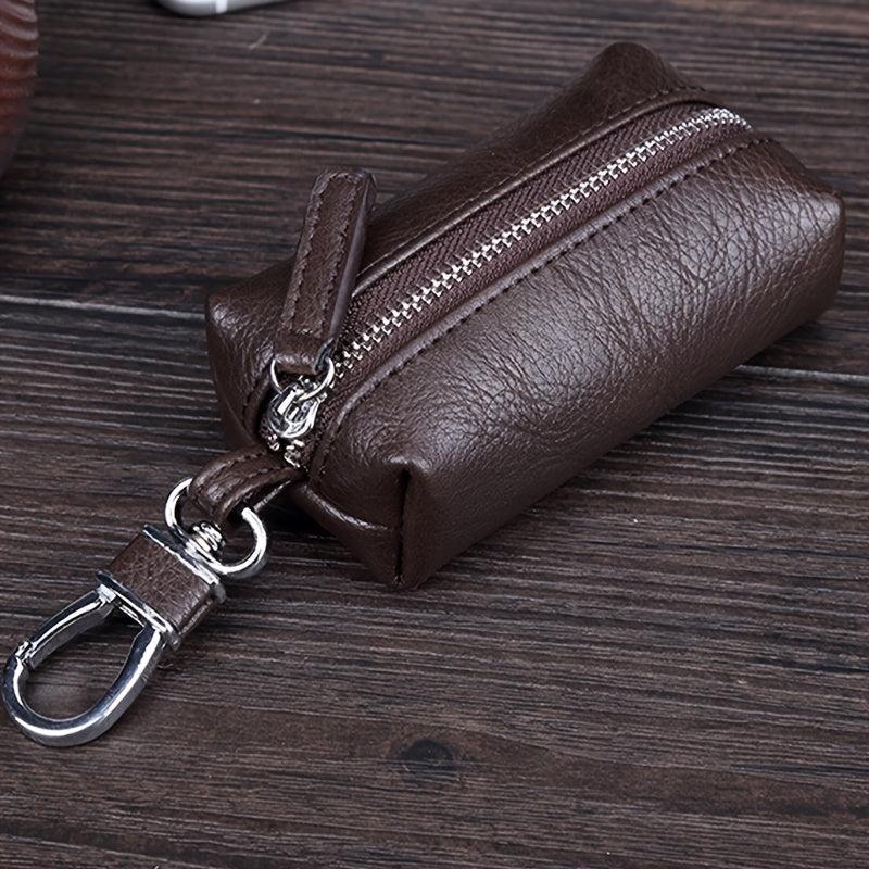 Men's Business PU Leather Car Key Bag Coin Purse Small Bag