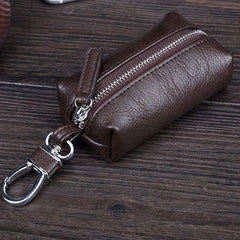 Men's Business PU Leather Car Key Bag Coin Purse Small Bag