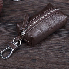 Men's Business PU Leather Car Key Bag Coin Purse Small Bag