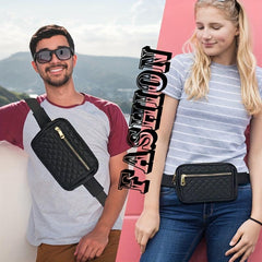 Fanny Bag Crossbody Waist Belt With Adjustable Strap for Outdoors Travel
