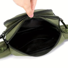 Men's Layer Waist Bag Multifunctional Chest Bag for Outdoor Sports