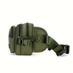 Men's Layer Waist Bag Multifunctional Chest Bag for Outdoor Sports